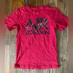 Kids Medium Air Jordan Red T-Shirt